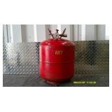 Red Air Canister with Valve