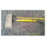 Assorted Tools Hammer Hatchet Saw
