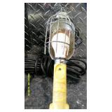 Assorted Tools Grinders, Shop Light, Drill