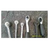 Lot of Assorted Six Ratchets