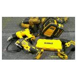 Lot of Dewalt Tools