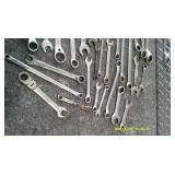 Lot of assorted Combination Wrenches Kobalt, Pittsburg, MAG and others