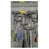 Assorted Hand Tools Screw Drivers, Allen Wrenches