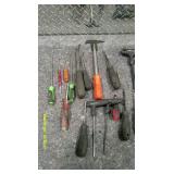 Assorted Hand Tools Screw Drivers, Allen Wrenches