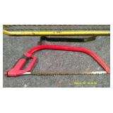Lot of Two Pry Bars and a Pruning Saw