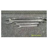 Lot of Assorted Large Pittsburg and Kobalt CR-V Combination Wrenches