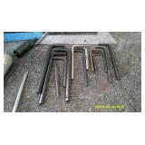 Assorted tools Lot. Allen Wrenches and Others