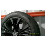 Four Chevrolet 5 lug wheels with newer Cooper tires. See description for tire sizes.