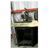 Vintage Sears Craftsman 9" Radial Arm Saw and Stand.