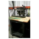 Vintage Sears Craftsman 9" Radial Arm Saw and Stand.