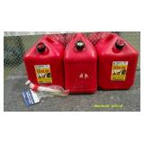3 Larger Gas Cans