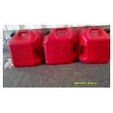3 Larger Gas Cans