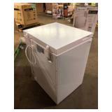 5.0 cu. ft. Manual Defrost Chest Freezer with LED Light in White Garage Ready by Vissani   Customer Returns See Pictures