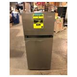 4.5 cu. ft. 2-Door Mini Refrigerator in Platinum Steel with Freezer by Vissani Damaged   Customer Returns See Pictures