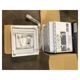 6,000 BTU 115-Volt Window Air Conditioner for 250 sq. ft. Rooms with Remote in White by Vissani    Customer Returns See Pictures