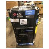 8,000 (DOE) BTU 115-Volt Portable Air Conditioner Cools 350 Sq. Ft. with Dehumidifier and Wi-Fi in Gray by LG    Customer Returns See Pictures