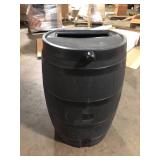50 Gal. Rain Barrel Black Colour with Plastic Spigot by RTS Home Accents  Customer Returns See Pictures