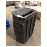 50 Gal. Rain Barrel Black Colour with Plastic Spigot by RTS Home Accents  Customer Returns See Pictures
