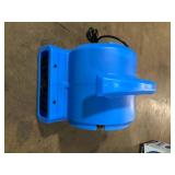 1/8 HP Air Mover Carpet Dryer Floor Blower Fan for Home Use in Blue by B-Air    Customer Returns See Pictures