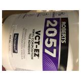 4 Gal. (16 qt.) 24 Hour Dry Time Vinyl Composition Tile Floor Adhesive in Creamy Tan by ROBERTS Customer Returns See Pictures