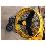 30 in. Yellow 3 Speed Drum Fan by DEWALT Customer Returns See Pictures