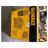 30 in. Yellow 3 Speed Drum Fan by DEWALT Customer Returns See Pictures