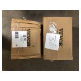 50 ft. Construction String Lights 75W 7500LM 5PCs String Work Light 5000-5500K with Hanging Hooks for Construction Site by VEVOR  Customer Returns See Pictures