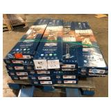 18 Boxes of Hawaiian Koa 9 in. W x 48 in. L Waterproof Hybrid Resilient Flooring (18.78 sq. ft./Case) by Lifeproof   Customer Returns See Pictures