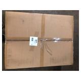 16 in. Mid Century Stark White Resin Planter (2-Pack) by CHG CLASSIC HOME & GARDEN   Customer Returns See Pictures