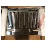 Sarela 30 in. W x 7 in. H 500CFM Convertible Under Cabinet Range Hood in Stainless Steel with LED Lights and Filter by Vissani   Customer Returns See Pictures