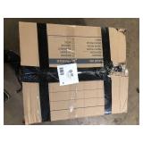 Lot of Hampton Bay 20 in. W x 20 in. D High Back Universal Outdoor Cushion in Russet Geo Medallion   Customer Returns See Pictures