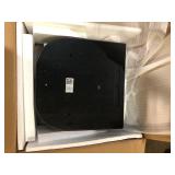 Poly and Bark Enzo 23.5 in Black High Back Wood Counter Stool with Wood Seat (Set of 1)  Customer Returns See Pictures