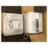 6,000 BTU 115-Volt Window Air Conditioner for 250 sq. ft. Rooms with Remote in White by Vissani  Customer Returns See Pictures