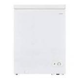 5.0 cu. ft. Manual Defrost Chest Freezer with LED Light in White Garage Ready by Vissani   Customer Returns See Pictures