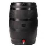 50 Gal. Rain Barrel Black Colour with Plastic Spigot by RTS Home Accents  Customer Returns See Pictures