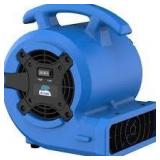 1/8 HP Air Mover Carpet Dryer Floor Blower Fan for Home Use in Blue by B-Air    Customer Returns See Pictures