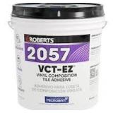 4 Gal. (16 qt.) 24 Hour Dry Time Vinyl Composition Tile Floor Adhesive in Creamy Tan by ROBERTS Customer Returns See Pictures