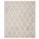 Amherst Light Gray/Ivory 8 ft. x 10 ft. Geometric Diamond Area Rug by SAFAVIEH Customer Returns See Pictures