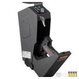 Mounted-Gun Safe for 1 Gun Biometric Gun Safe with 3 Quick Access Ways of Fingerprints, Passwords and Keys for Home by VEVOR    Customer Returns See Pictures