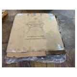 Traditions Square Glass Top Table