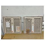 LOT OF 2 Toddleroo by North States - Supergate Ergo Baby Gate: Plastic Baby Gate for Stairs & Doorways