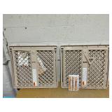 LOT OF 2 Toddleroo by North States - Supergate Ergo Baby Gate: Plastic Baby Gate for Stairs & Doorways