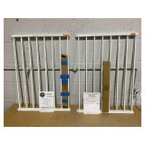 LOT OF 2 Regalo Extra Wide 2-in-1 Stairway and Hallway Baby Safety Gate