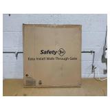 Safety 1st Easy Install Walk Thru Baby Gate for Doorways, Gate With Door, Dog Gates