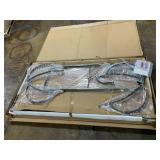 Hanover Fontana Glass Table