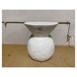 Severna Ceramic Accent Table White - Threshold