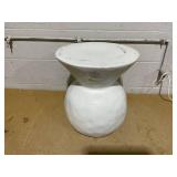 Severna Ceramic Accent Table White - Threshold