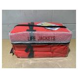 Fluid Adult Type II Life Vest, 4 Pack