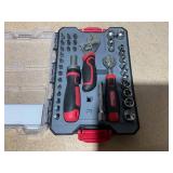Hyper Tough 38-Piece Stubby Tool Set in Click Fit Case
