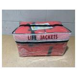 Seachoice Adult Life Jacket Type II 4-Pack w/Bag